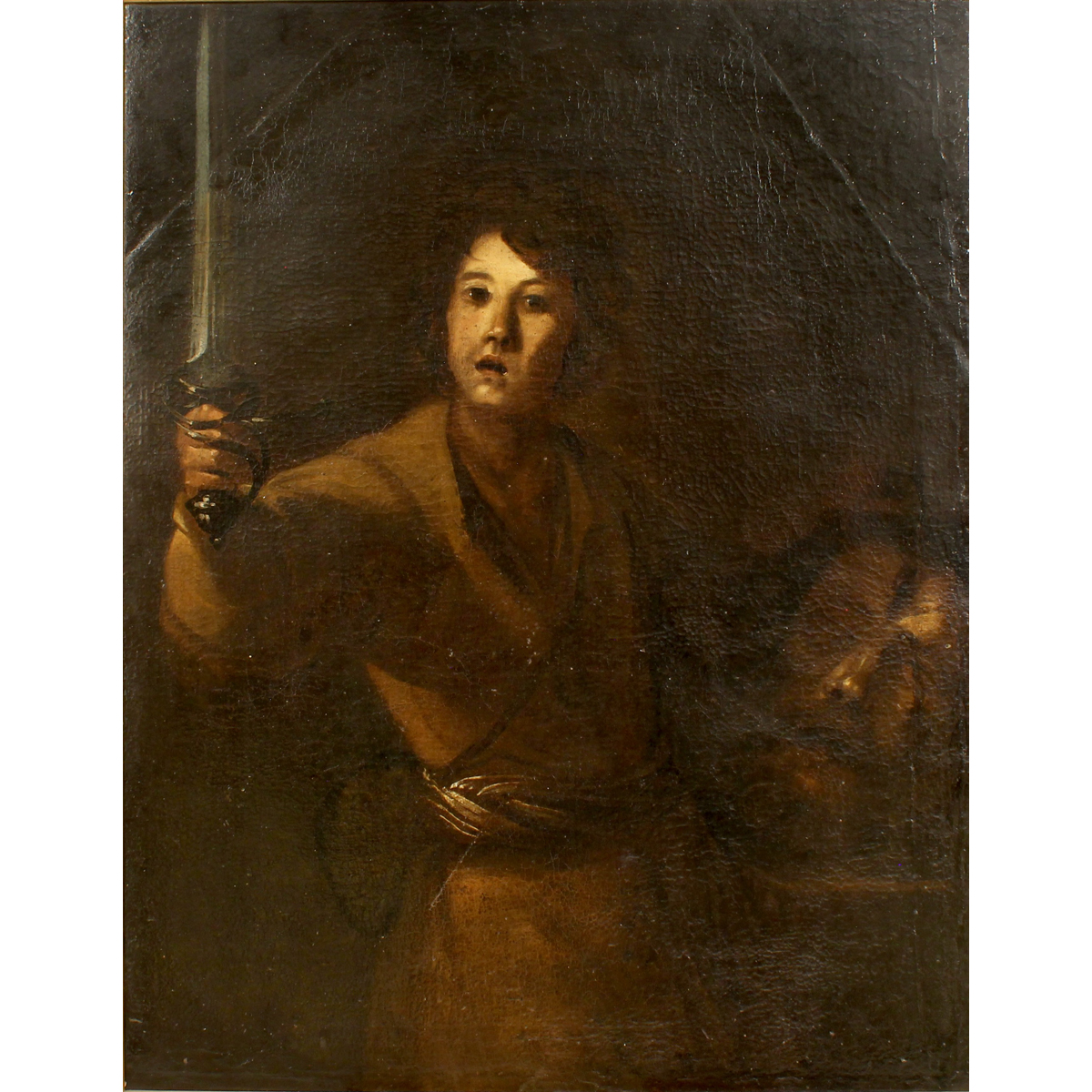 Scuola napoletana del secolo XVII "Davide e Golia"