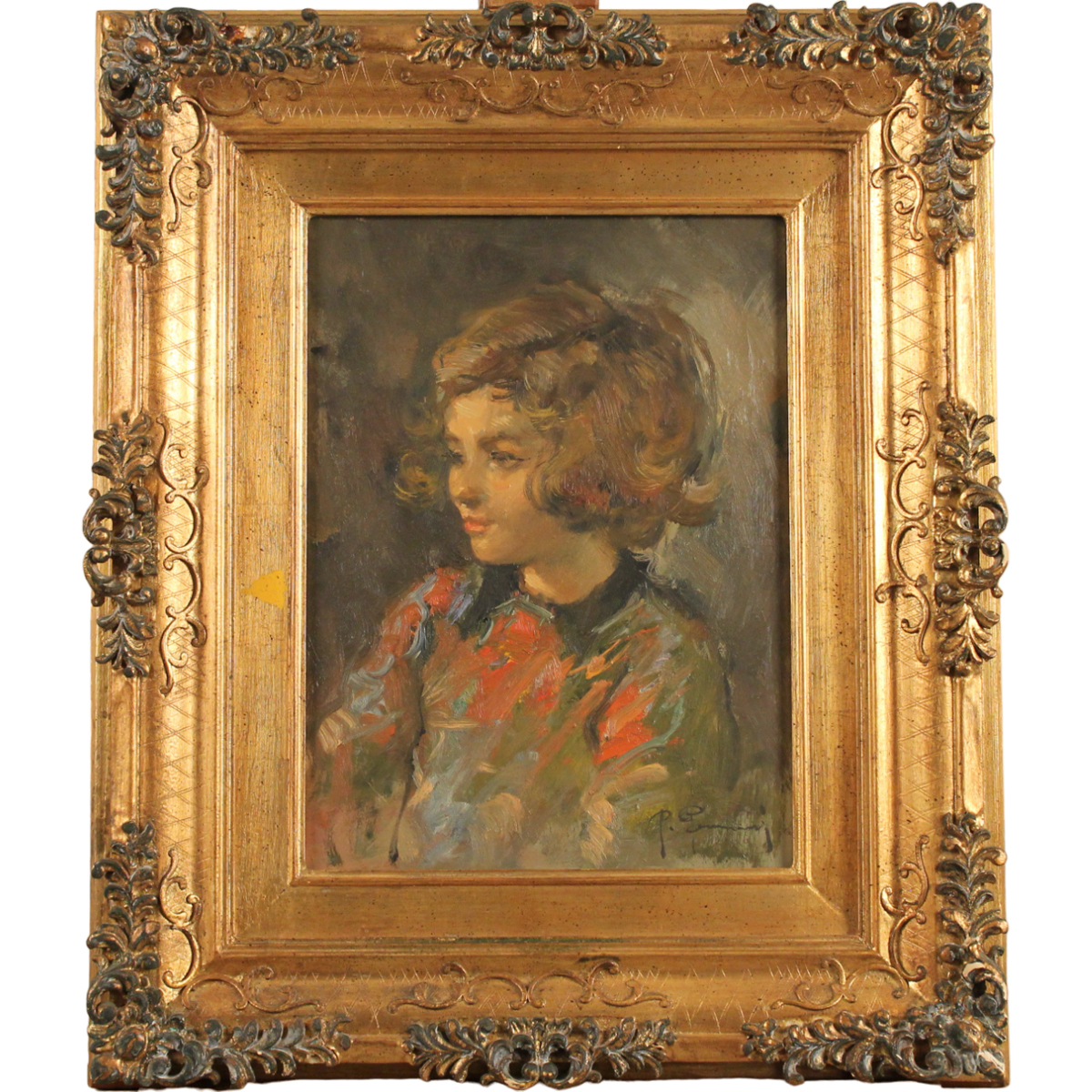 Profilo di giovane donna