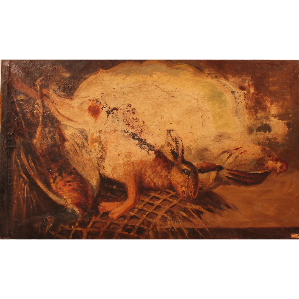 Pittore italiano degli inizi del secolo XX "Cacciagione"