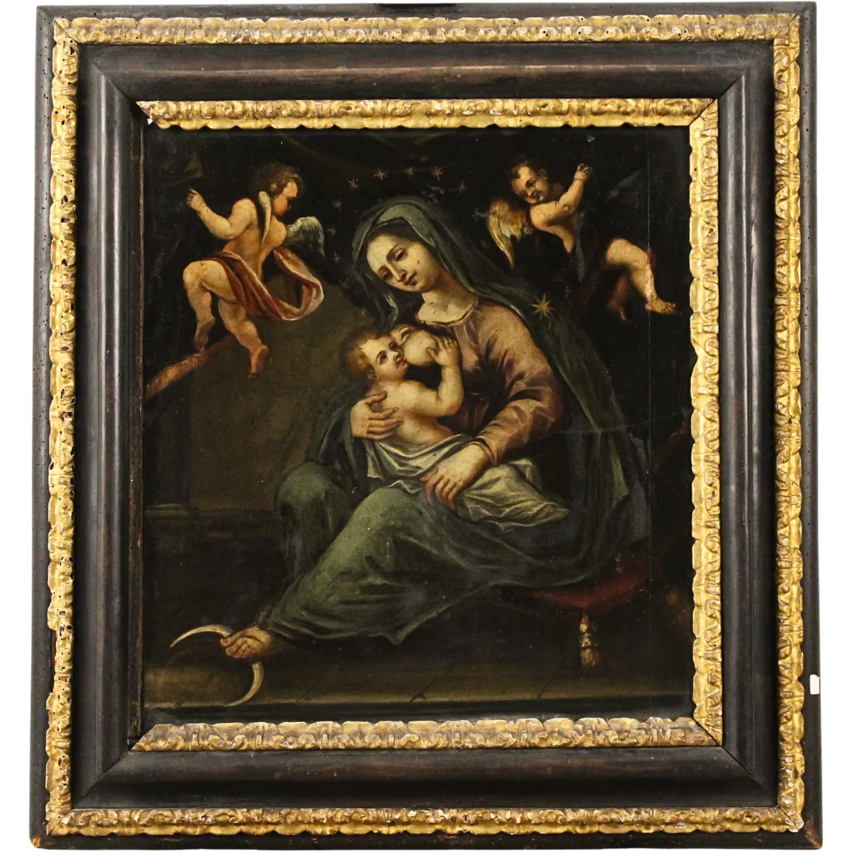 Scuola siciliana del secolo XVIII "La Madonna della luna"