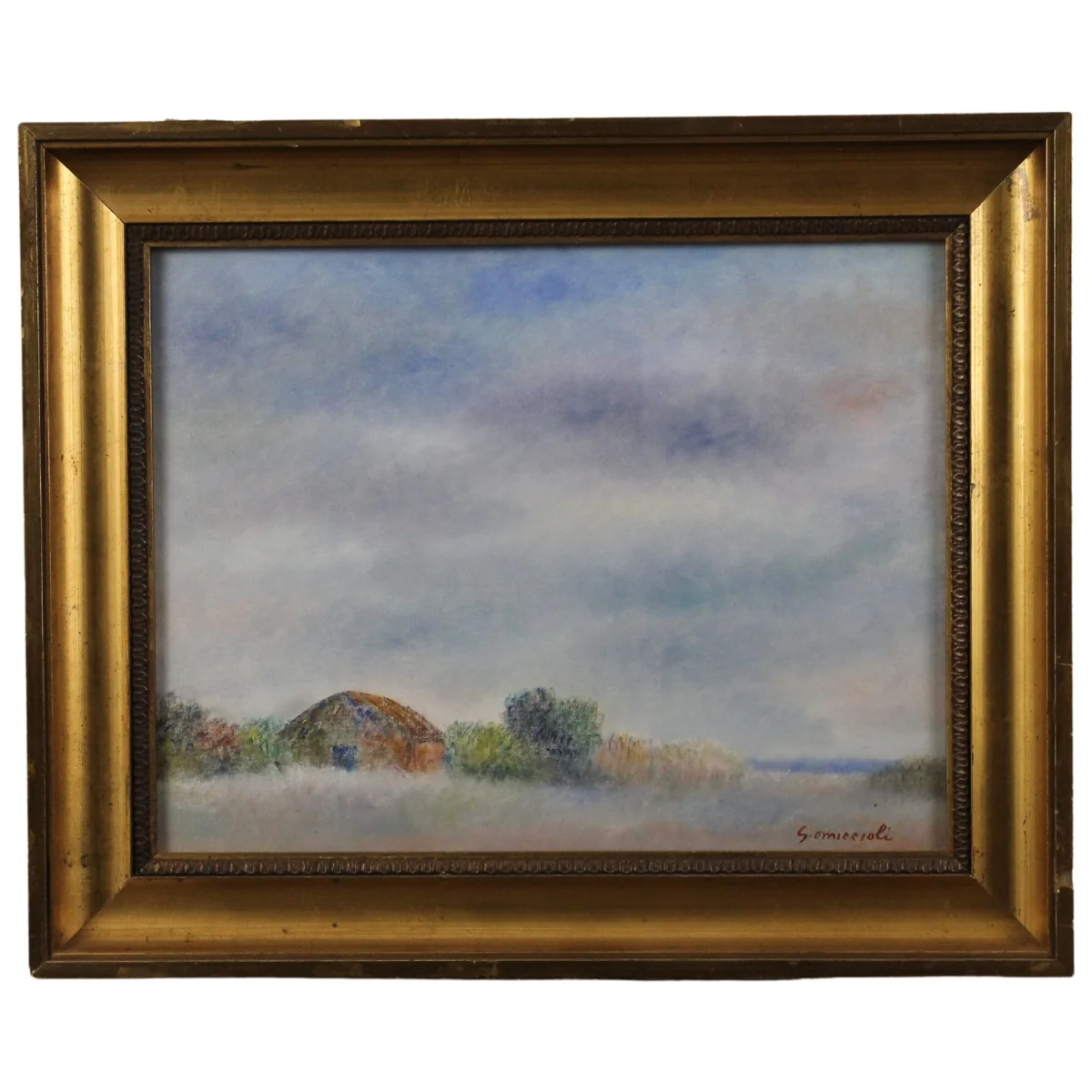Paesaggio con casolare