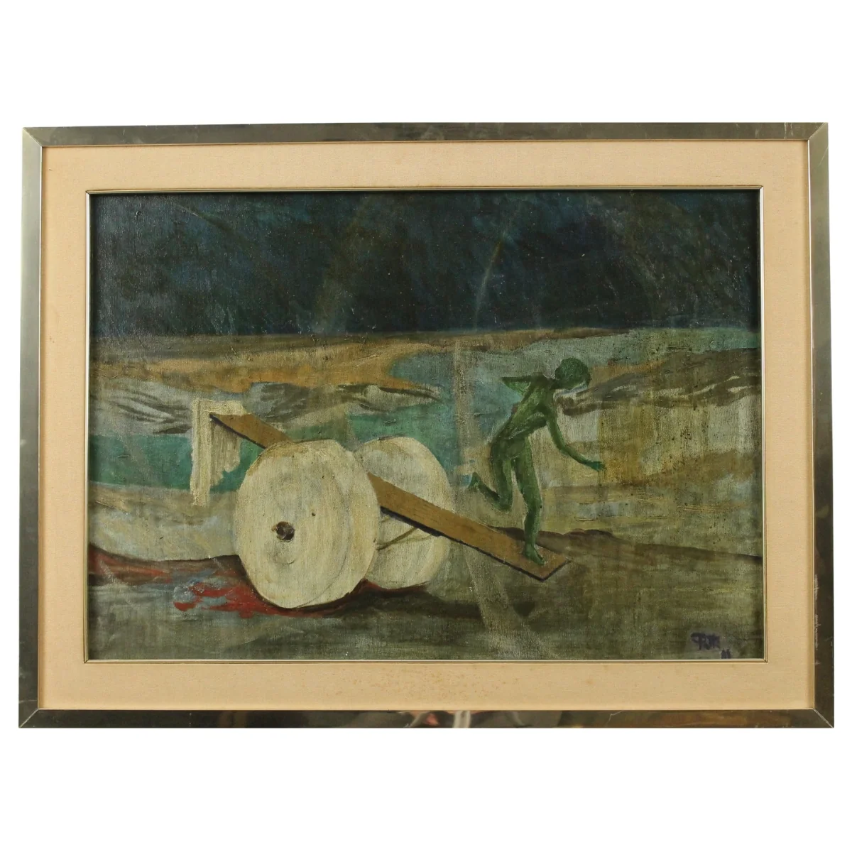 Enzo Patti (1947) "Paesaggio astratto"