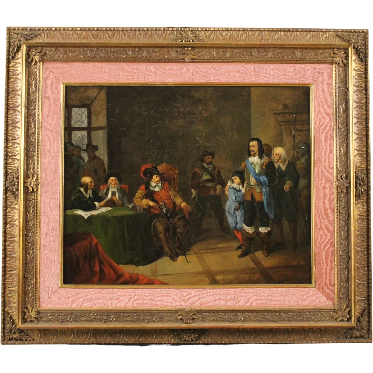 "Scena di interno con moschettieri"