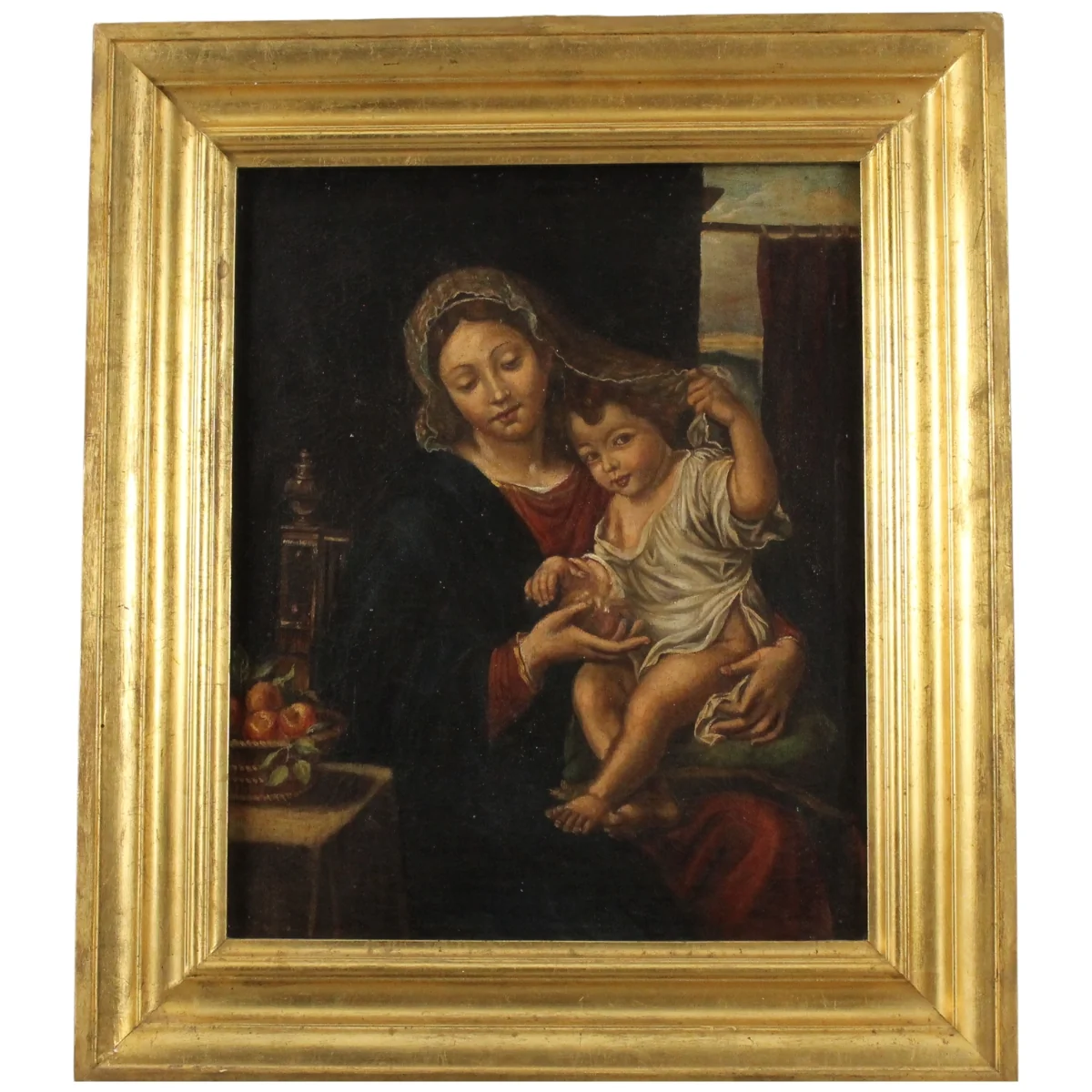 Scuola italiana del secolo XIX "Madonna delle mele"