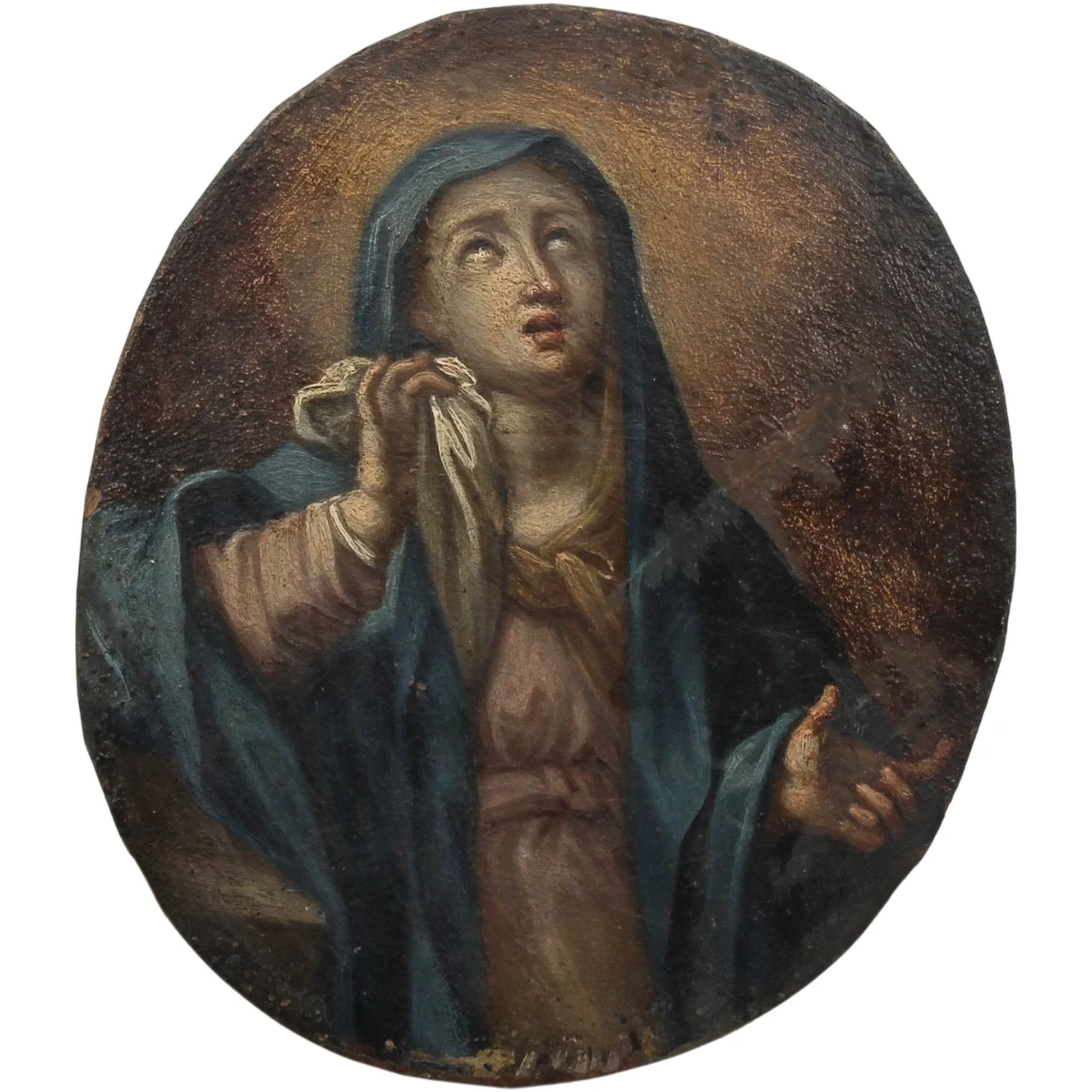 Scuola siciliana del secolo XVIII "Madonna addolorata"