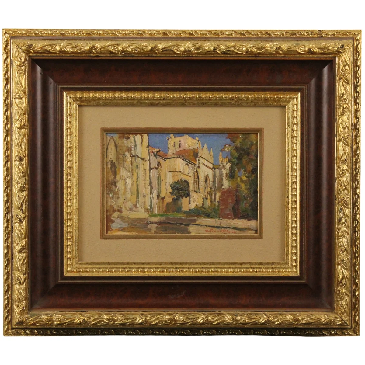 Pietro De Francisco (1873/1969) "Veduta di Dives"