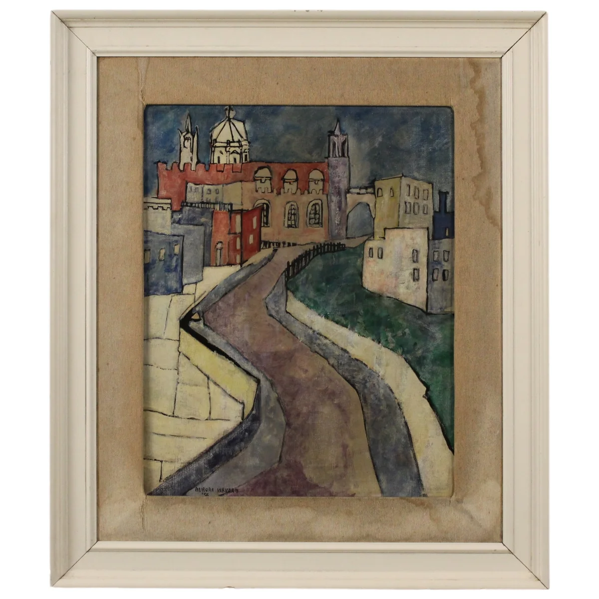 Aurora Varvaro (1936/2018) "Veduta della cattedrale"
