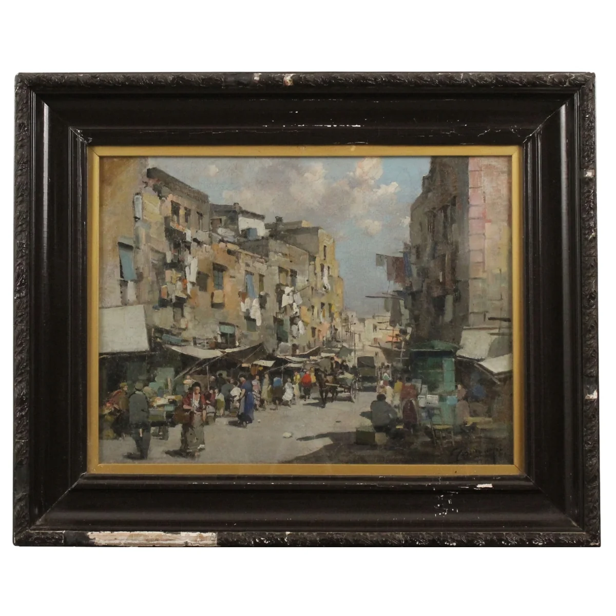 "Scena di mercato napoletano"