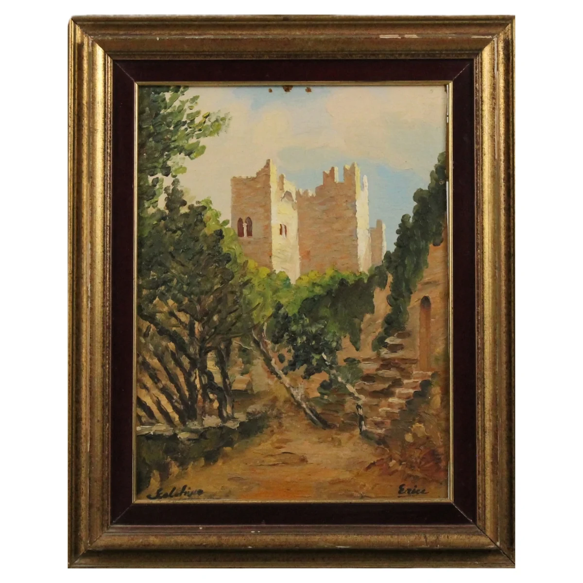 "Veduta del castello di Erice"