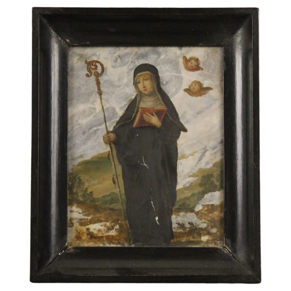 Scuola dell'Italia meridionale degli inizi del secolo XIX "Figura di santa"