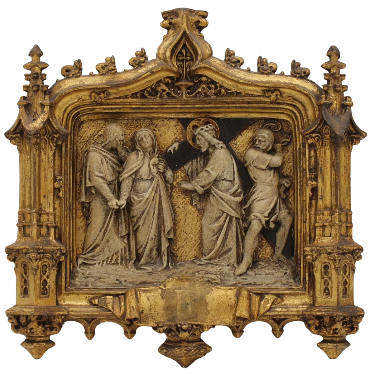 Stazione della Via Crucis n° IV